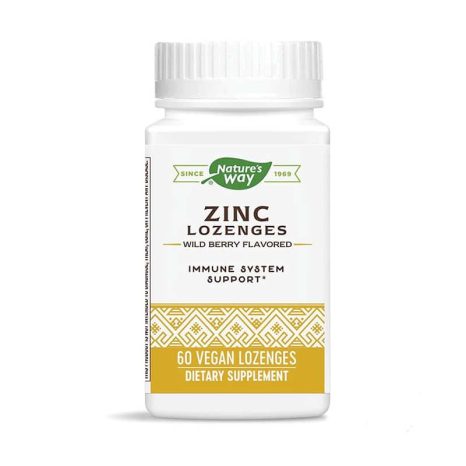 Цинк с Ехинацея и Витамин С / Zinc Lozenges Nature's Way - 60 Таблетки за смучене