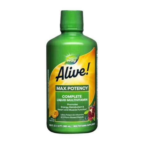 Течен мултивитамин Алайв / Alive! Complete Liquid Multivitamin Max Potency Nature's Way - 900 ml