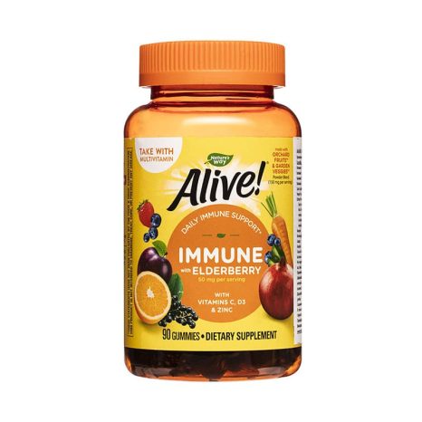 Алайв! Имунна защита / Alive! Immune Gummies Nature's Way - 90 Желирани таблетки