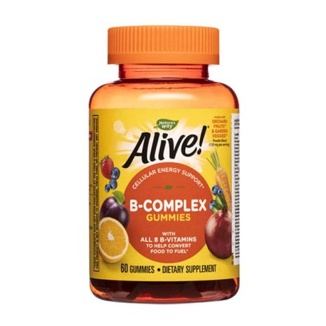 Алайв! В-комплекс / Alive! B-Complex Gummies Nature's Way - 60 Желирани таблетки