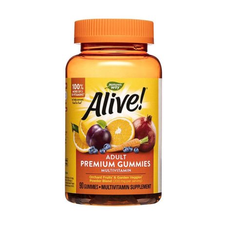 Алайв! Мултивитамини / Alive! Adult Premium Gummies Multivitamin Nature's Way - 90 Желирани таблетки