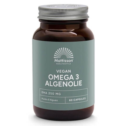 Омега-3 от водорасли / Omega-3 Algae Oil - DHA 260 mg Mattisson Healthstyle - 60 V капсули