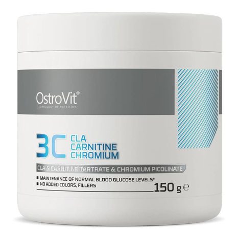 ЦЛА + Карнитин + Хром / CLA + Carnitine + Chromium 3C Ostrovit - 150 гр