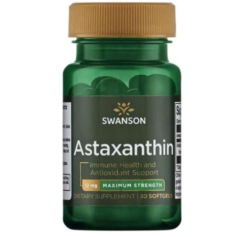 Астаксантин максимална сила / Astaxanthin - Maximum Strength Swanson - 30 софтгел капсули