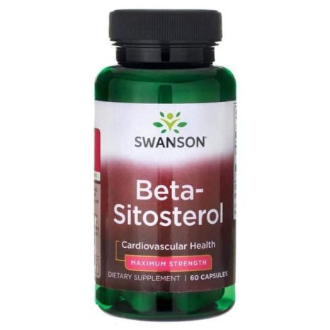 Бета-Ситостерол / Beta-Sitosterol Swanson – 60 капсули