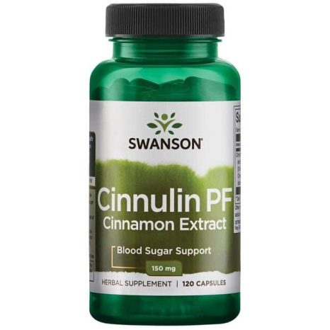 Екстракт от Канела / Cinnulin PF Cinnamon Extract Swanson - 120 капсули