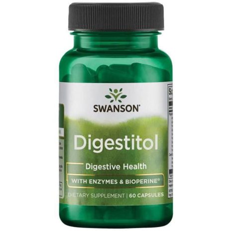 Диджеститол с ензими и биоперин / Digestitol Swanson – 60 капсули