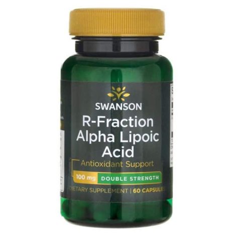 Двойна Сила Р-фракция Алфа-липоева Киселина / Dual Power R-Fraction Alpha Lipoic Acid Swanson – 60 капсули