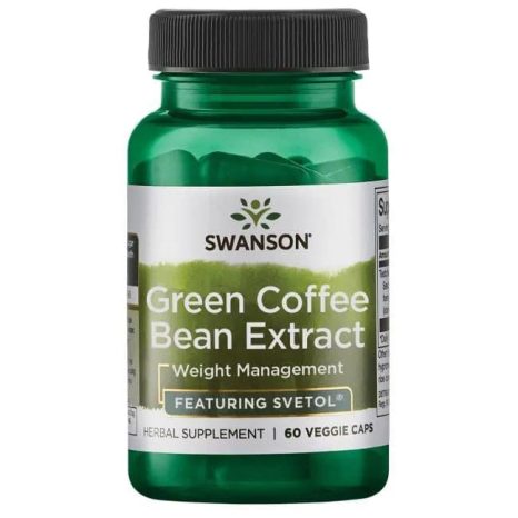 Екстракт от Зърна Зелено Кафе / Svetol Green Coffee Bean Extract Swanson - 60 веге капсули