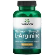Максимално силен Л-Аргинин / L-Arginine - Maximum Strength Swanson – 90 веге капсули