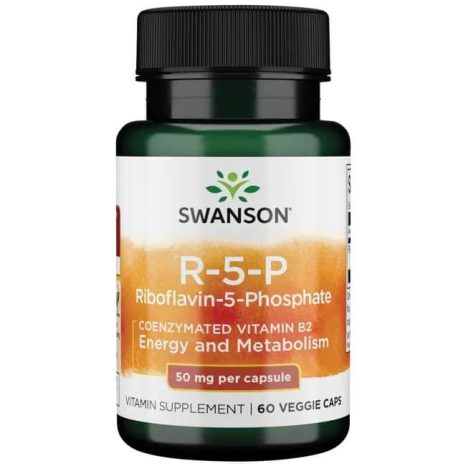 R-5-P рибофлавин-5-фосфат / R-5-P Riboflavin-5-Phosphate Swanson – 60 веге капсули