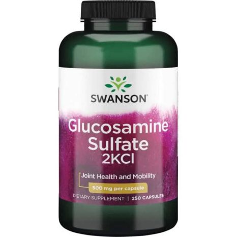 Глюкозамин сулфат 2KCl / Glucosamine Sulfate 2KCl Swanson – 250 капсули