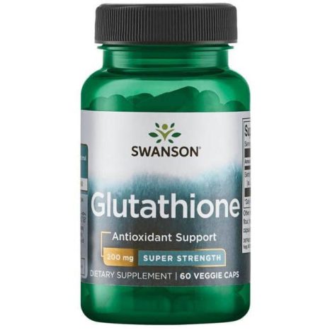 Високо Ефективен Л-глутатион / High Potecy L-Glutathione Swanson – 60 капсули