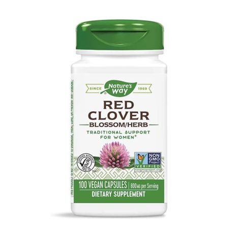 Червена детелина - билка за женско здраве / Red Clover Nature's Way - 100 капсули