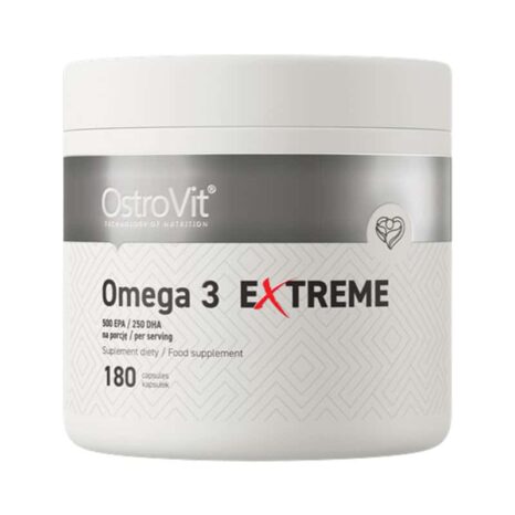 Омега 3 / Omega 3 Extreme 75% EPA + DHA OstroVit – 180 Гел капсули