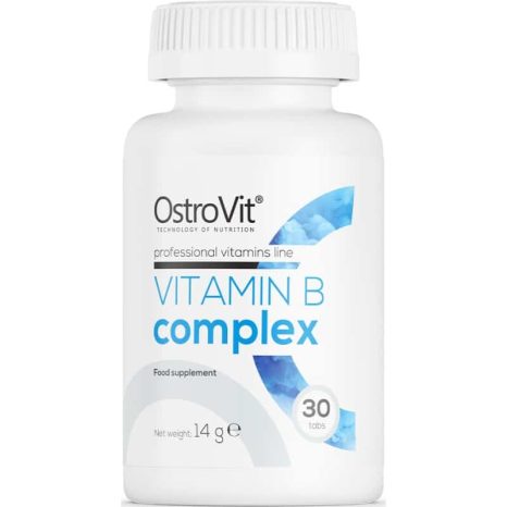 Витамин B комплекс + C и Е / Vitamin B Complex + C and E OstroVit - 30 Таблетки