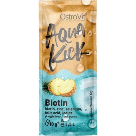 Усъвършенствана хидратация с Биотин / Aqua Kick Biotin OstroVit - 10 грама