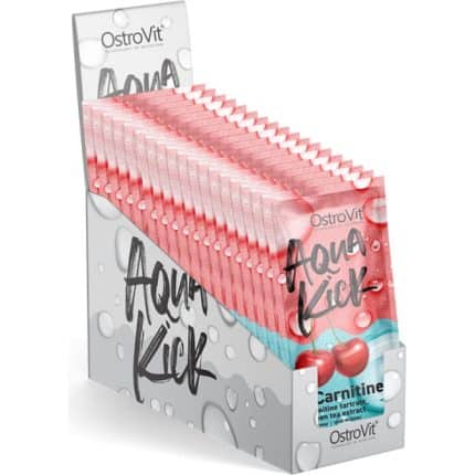 Усъвършенствана хидратация с L-Carnitine & зелен чай / Aqua Kick Advanced Hydration with L-Carnitine & Green Tea OstroVit - 24 x 10 грама