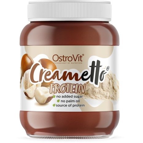 Високопротеинов крем - Лешник / Creametto Protein | High Protein Cream - Hazelnut OstroVit - 320 грама