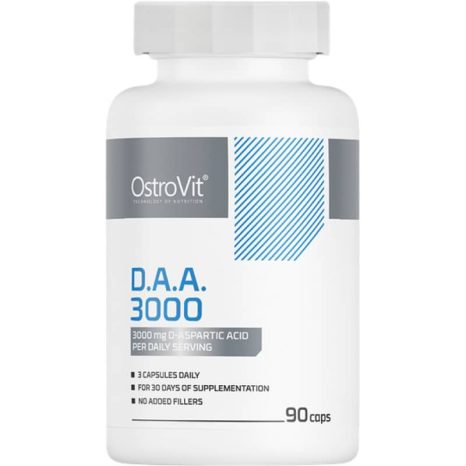 D-аспарагинова киселина / DAA 3000 D-Aspartic Acid Caps OstroVit - 90 капсули