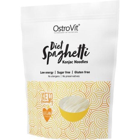 Диетични спагети / Diet Spaghetti Keto-Friendly Low-Calorie Konjac Noodles OstroVit - 400 грама