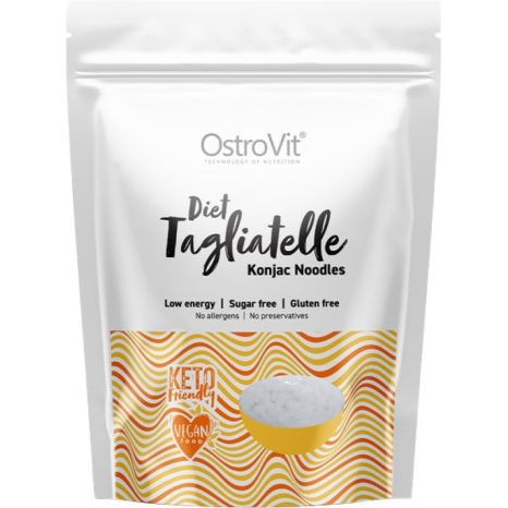 Нискокалорични и Веган Талиатели / Diet Tagliatelle Keto-Friendly Low-Calorie Konjac Noodles OstroVit - 400 грама