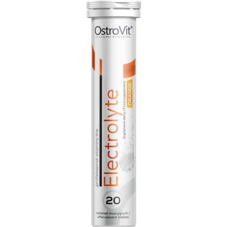 Ефервесцентни електролити / Electrolyte Effervescent Potassium, Sodium, Glucose & Vitamin C OstroVit - 20 разтворими таблетки