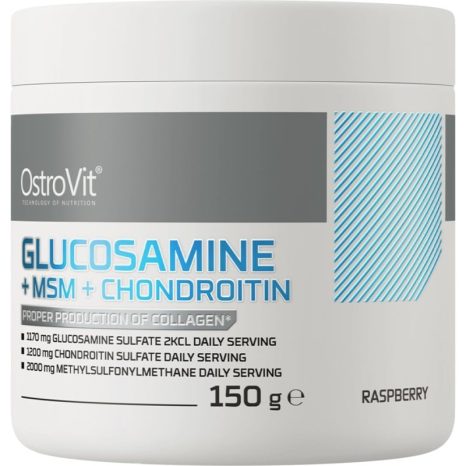 Глюкозамин + MSM + Хондроитин / Glucosamine + MSM + Chondroitin Powder OstroVit - 150 грама