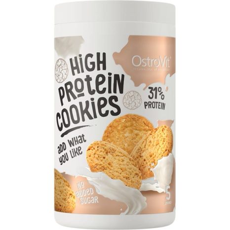 Високопротеинови Бисквити / High Protein Cookies OstroVit - 375 грама