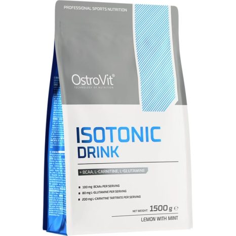 Изотоник на прах / Isotonic Powder + BCAA, L-Carnitine, L-Glutamine OstroVit - 1500 грама