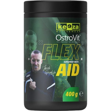 Колаген + глюкозамин, хондроитин, МСМ, хиалуронова киселина / KEEZA Flex Aid OstroVit - 400 грама