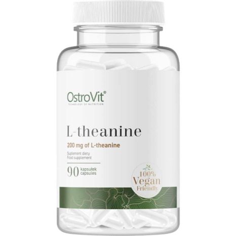 Л-Теанин / L-Theanine 200 mg Vege OstroVit - 90 капсули