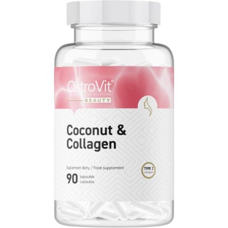Кокос & Морски колаген с MCT / Coconut & Marine Collagen with MCT OstroVit – 90 капсули