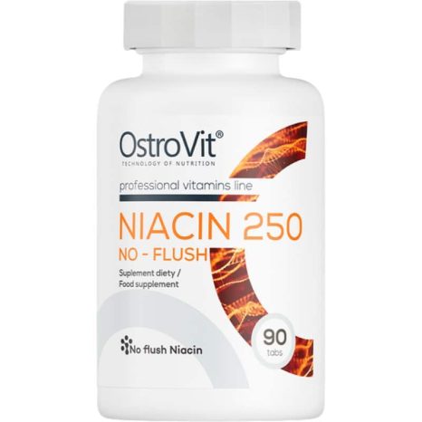 Ниацин / Niacin 250 No-Flush OstroVit - 90 Таблетки