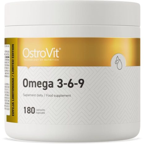 Омега 3-6-9 / Omega 3-6-9 OstroVit - 180 Гел капсули