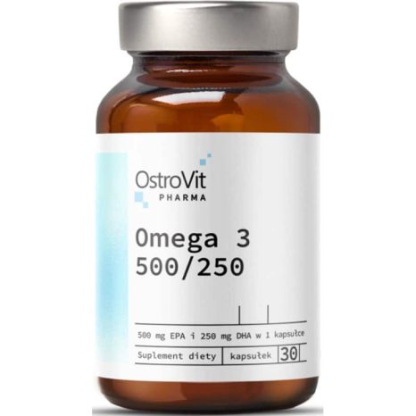 Омега 3 / Omega 3 500/250 OstroVit - 30 Гел капсули