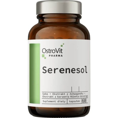 Серенезол с Gaba, L-Теанин и Ашваганда / Serenesol with Gaba, L-Theanine & Ashwagandha OstroVit - 60 капсули