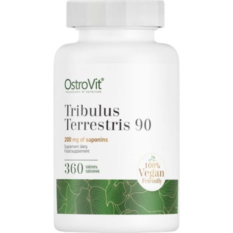 Бабини зъби / Tribulus Terrestris 90 Vege OstroVit - 360 Таблетки