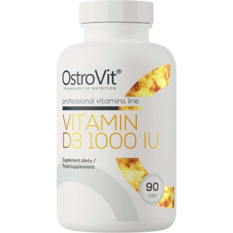 Витамин D3 / Vitamin D3 1000 IU OstroVit - 90 Таблетки