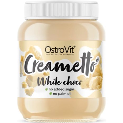 Протеинов крем / Creametto Protein Spread White Chocolate OstroVit - 350 грама