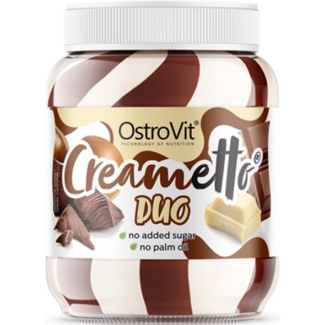 Протеинов крем / Creametto Protein Spread Duo Chocolate OstroVit - 350 грама