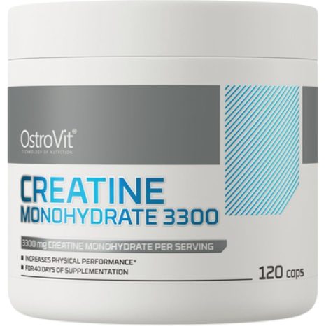 Креатин монохидрат 3300 / Creatine Monohydrate 3300 OstroVit - 120 капсули