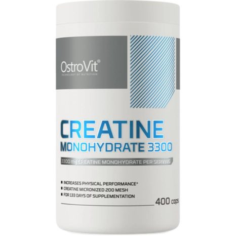 Креатин монохидрат / Creatine Monohydrate 3300 OstroVit - 400 капсули