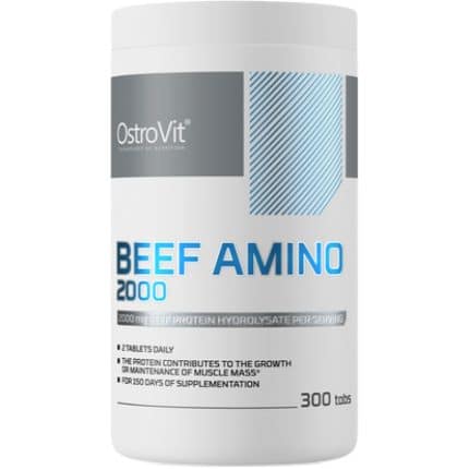 Телешко амино / Beef Amino 2000 OstroVit - 300 Таблетки
