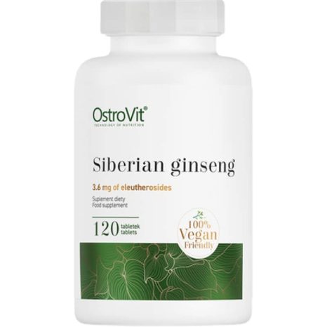Сибирски женшен / Siberian Ginseng 300 mg OstroVit - 120 Таблетки