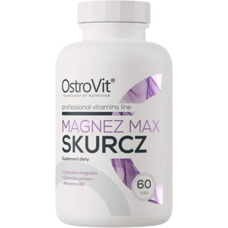 Магнез МАКС Антикрампи / Magnez MAX Anticramp OstroVit - 60 Таблетки