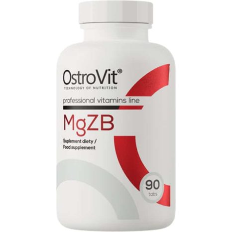 Цинк, Магнезий и Витамин B6 / MgZB OstroVit - 90 Таблетки