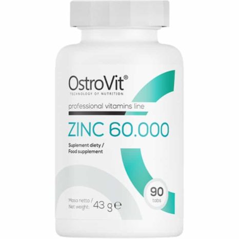 Цинк 60.000 Цинков Пиколинат / Zinc 60.000 Zinc Picolinate 60 mg OstroVit - 90 Таблетки