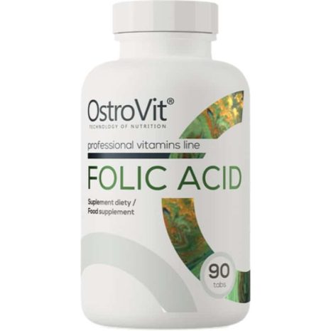 Фолиева киселина / Folic Acid 800 mcg OstroVit - 90 Таблетки