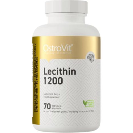 Лецитин / Lecithin 1200 NO GMO OstroVit - 70 Гел капсули